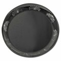 Wna Designerware Plastic Plates, 7.5 in. dia, Black, 180PK WNA DWP75180BK
